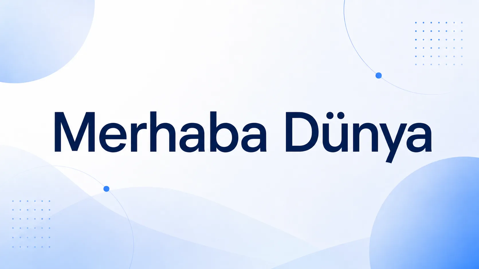 Merhaba Dünya Kapak Görseli