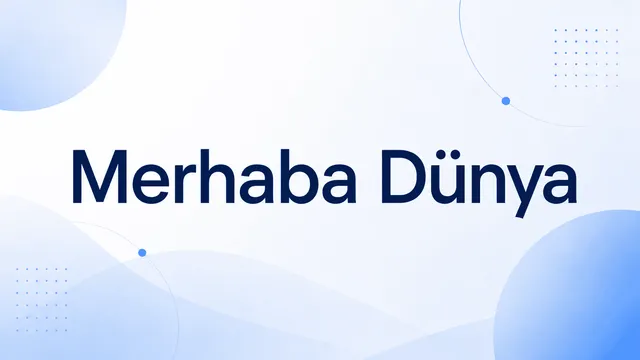 Merhaba Dünya Kapak Görseli